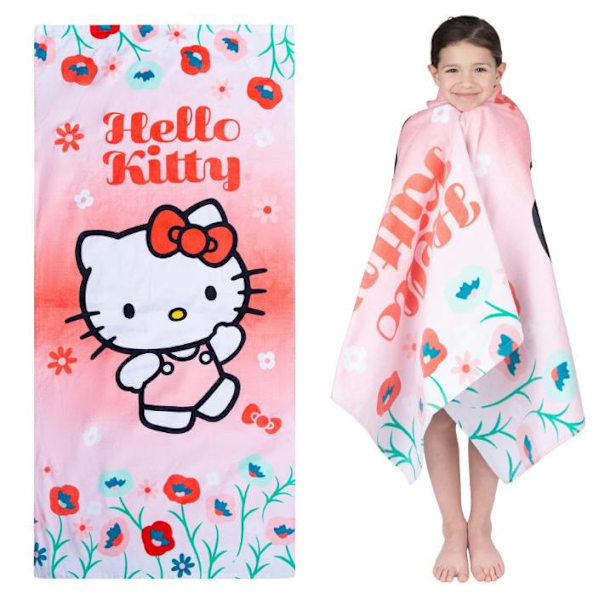 Barnens roliga anime-tecknade strandhandduk sommarresor badhandduk #4 60*120cm