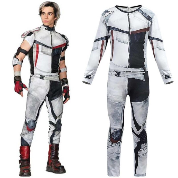 Pojkarnas Descendants 3 Carlos Cosplay Kostymer Jumpsuits Multicolor 12-13 Years