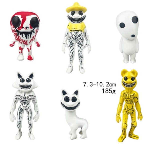 Zoonomaly Actionfigur Modellset Actionfigurer PVC Leksaker för Barn Födelsedag Julgåva A
