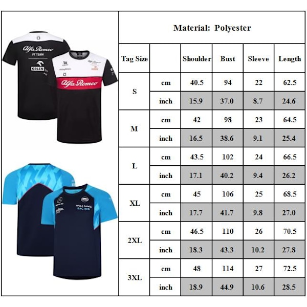 2025 Racing Tröja Unisex F1 Racing Fan Kläder, Fans Gåva #2 XL