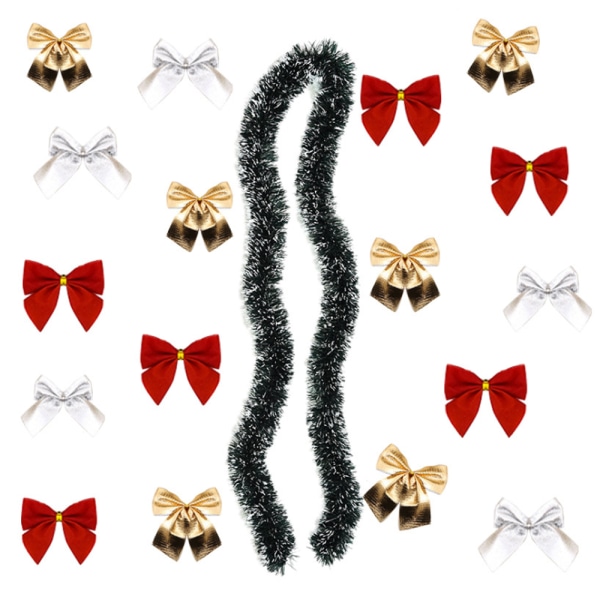 Garland jul Garland dekoration hem prydnader Black 2M