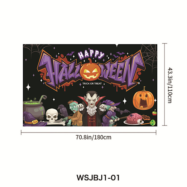Halloween-kurpitsat taustakoristeena sohville ja pihoille A