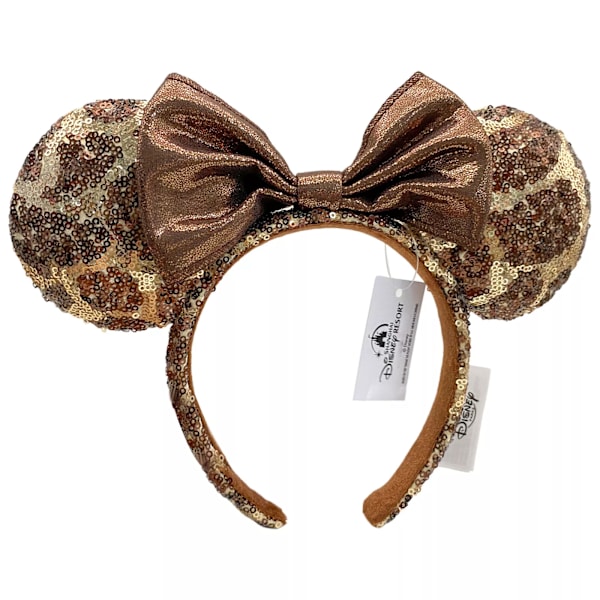 GIRAFF Djurmönster Paljett Minnie Öron Hårband LIMITED EDITION Fans Gåva