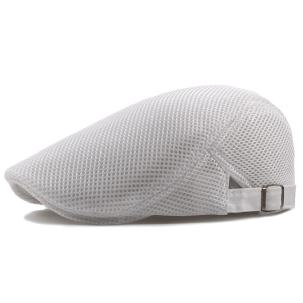 Snygg Sommarhatt för Män Andningsbar Mesh Beret Red