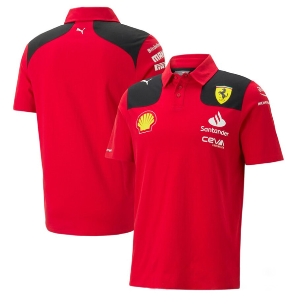 Scuderia Ferrari Team Poloskjorta med korta ärmar för män 2023 L