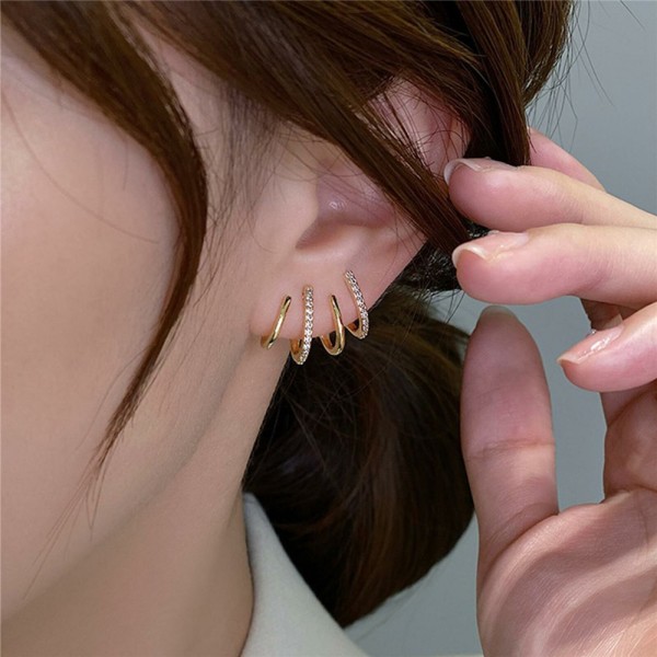 Claw Cuff Örhängen för kvinnor Nål Ear Cuffs Wrap Stud örhängen