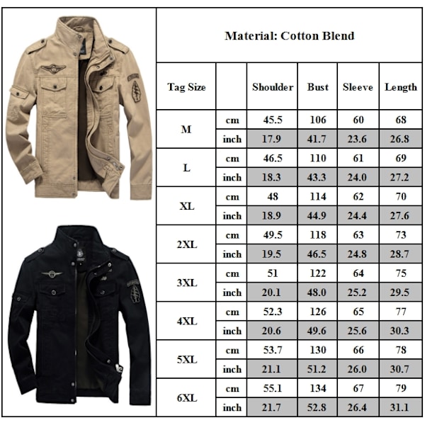 Herrar Vårför & Höstmode Pilotjacka Ungdom Utomhus Stor Storlek Jacka För Kvinnor Army Green L