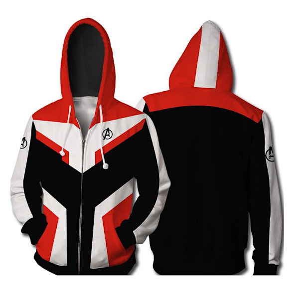 Marvel Avengers 4 Endgame 3D-tryckt Hoodie för Män Jacket B XL