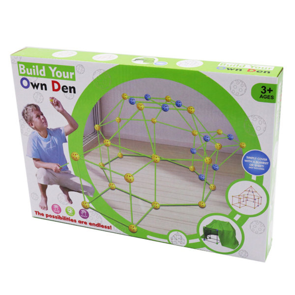 87st Bygg din egen håla Set Kit DIY tält Present present barnleksak