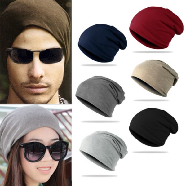 Floppy Head Hat / Andas Headscarf Wrap Hat / Unisex Deep gray