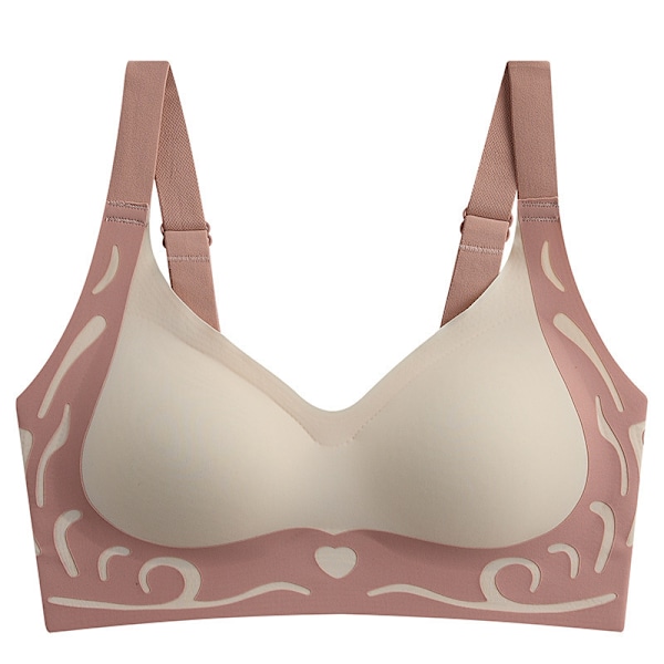 Naisten Liftup-rintaliivit Dawncog-rintaliivit, Super Gather langattomat push-up-rintaliivit, nostavat rintaliivit roikkuville rinnoille, roikkumista estävät rintaliivit Pink Skin M