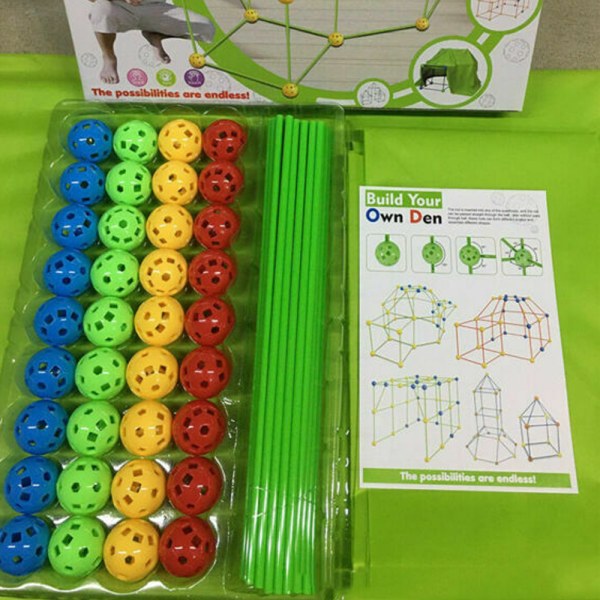 87st Bygg din egen håla Set Kit DIY tält Present present barnleksak