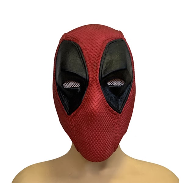 Deadpool-naamio, supersankari Punahilkka-naamio, rekvisiitta roolileikkeihin, Halloween-naamio, asustetarvikkeet