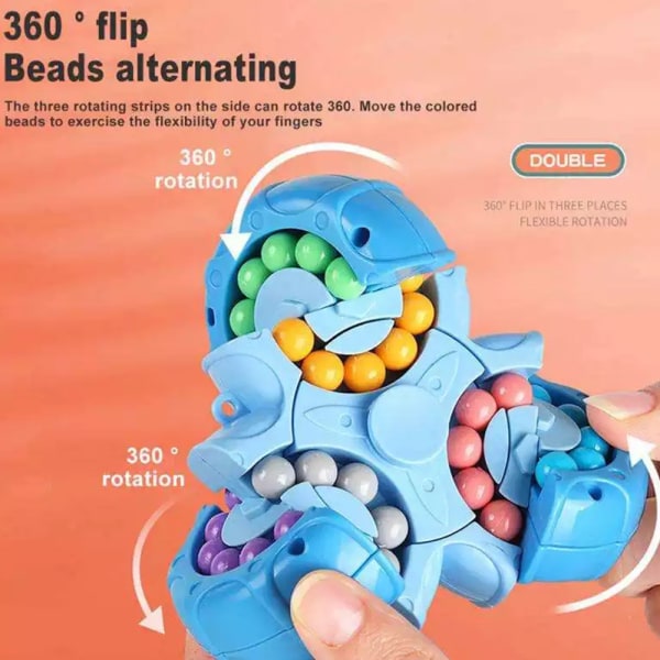 Stress relief Sensory Spinners Magic Fidget Rotation Rolig leksak blue