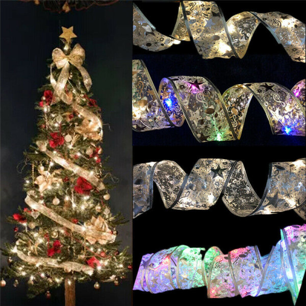 40 LED Ribbon Julljus Strängljus för julgran multicolor 4m