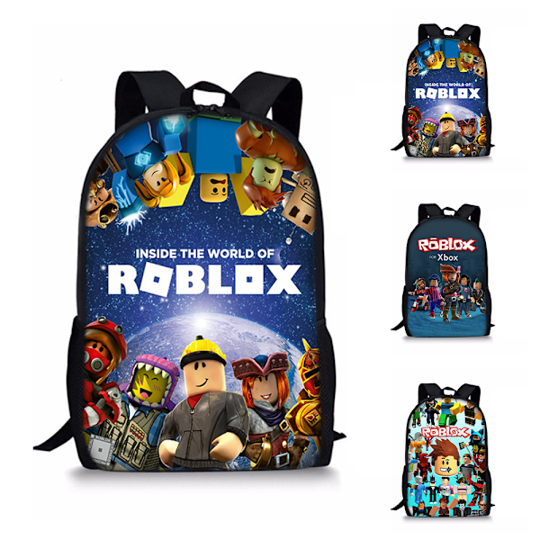 Roblox Spel Ryggsäck för Barn Resväskor Present C