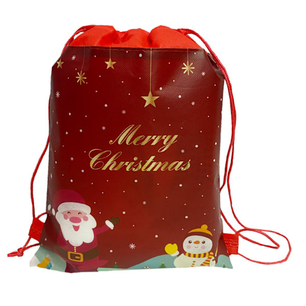 1 st Julklappspåse med dragsko för presentförpackning Julgåvor B