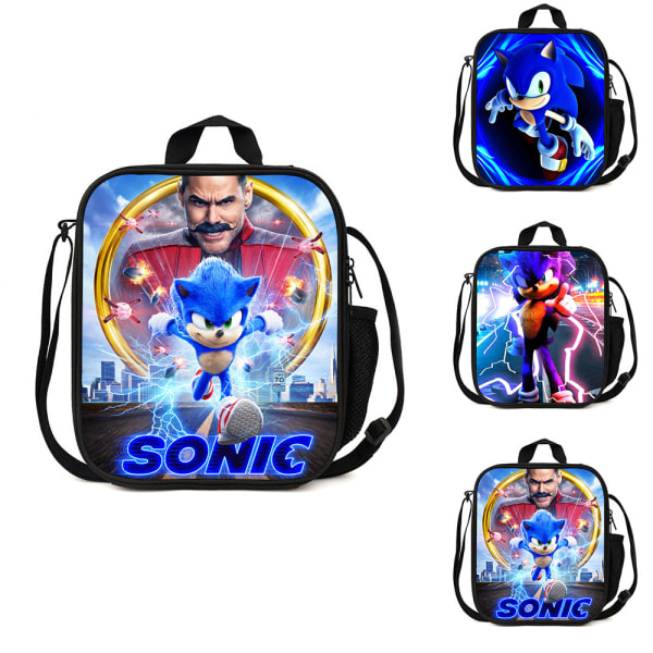 Sonic The Hedgehog Lunchväska för Barn Cool Lunchbox A