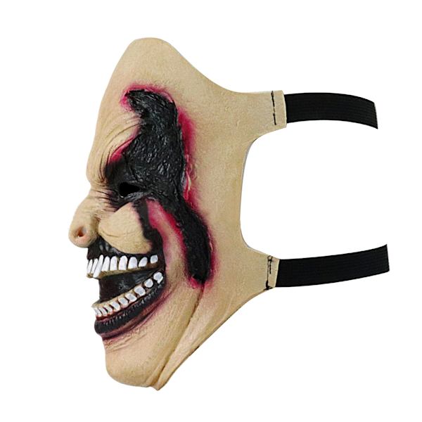 Pelottava päämaski Halloween-naamiaiset Juhlat Cosplay Kauhurekvisiitta Aikuinen skin