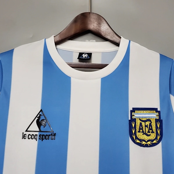 Argentina 1986 HEMMATRÖJA Retro Fotbollströja S