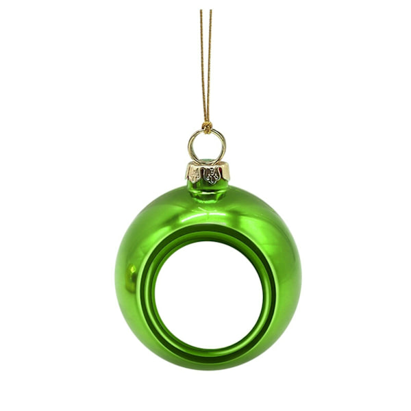 5 st Sublimeringsjulkulor för värmeöverföringstryck green 5pcs