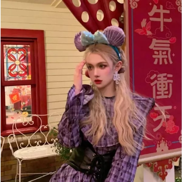 Disney Parks Minnie Ører Party Havfrue Ariel Lilla Iridescent Hårbøjle Gave