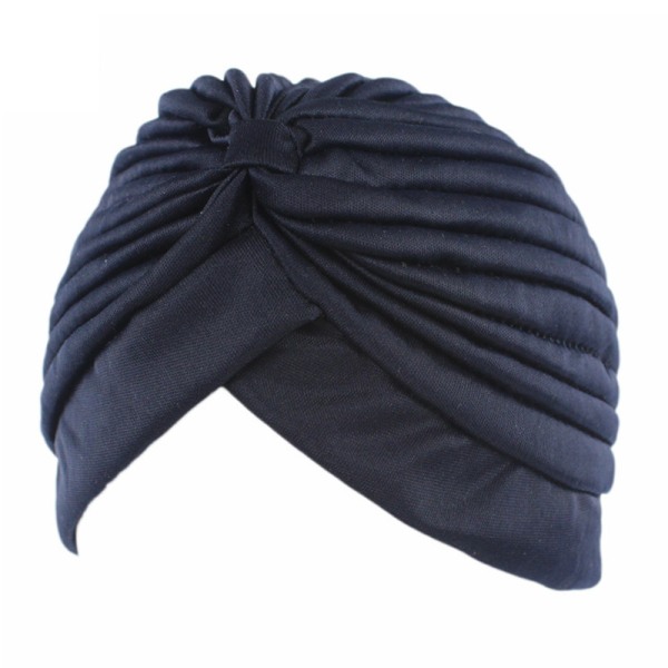 Kvinnors Plisserad Turban Knyta Twist Hatt Huvudband Huvudduk 22