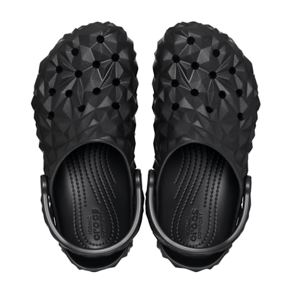 Crocs Unisex Klassiska Geometriska Clogtofflor Black 44