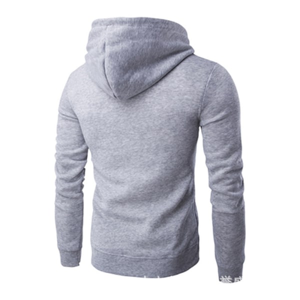 Casual hoodiejacka för män Långärmad dragkedja Sweatshirts Kappa Grey M  8aba | Grey | M | Fyndiq