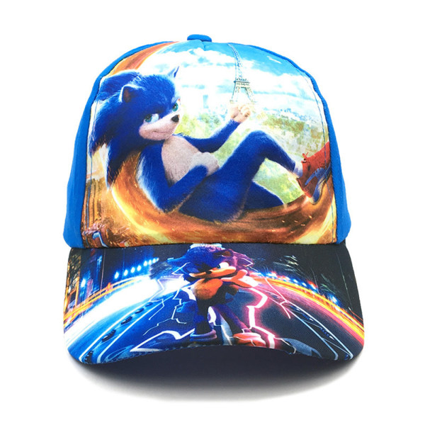 Sonic The Hedgehog basebollkeps Cap justerbar solhatt för barn A