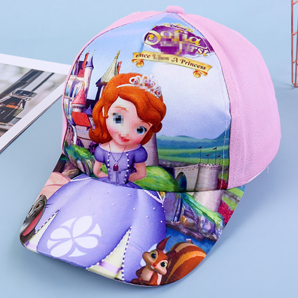 SOFIA THE FIRST Sommarhatt Baseballkeps för barn pojke flicka Pink SOFIA THE FIRST