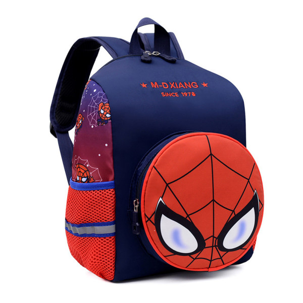 Ryggsäck för barn Söt tecknad ryggsäck grundskoleväska Spiderman