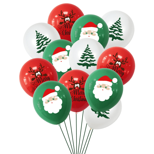 Julgransballonger Set Juldekoration B