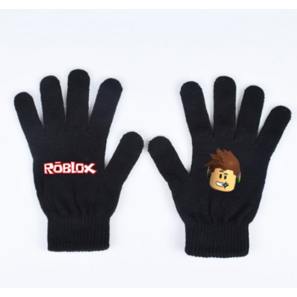 Roblox Game Knitted All Finger Gloves Vinter Barnvantar A