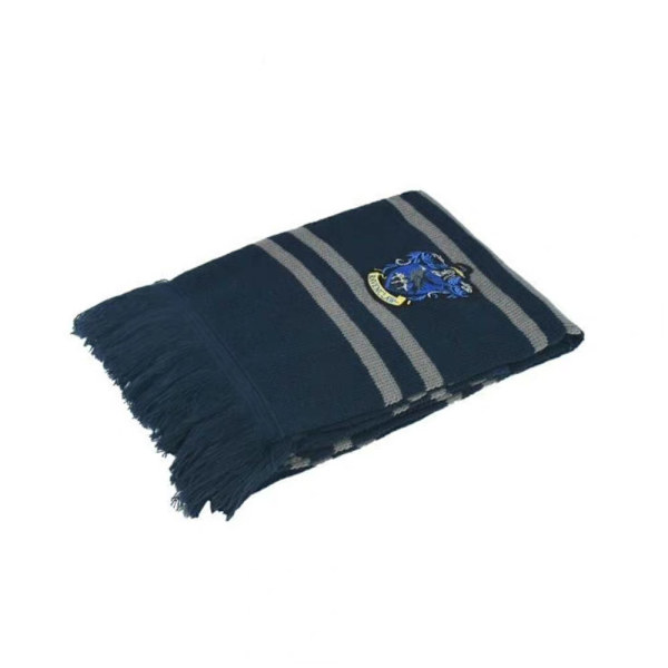 Harry Potter Halsduk Mjuk Klassisk Vinterstickad Halsduk Ravenclaw