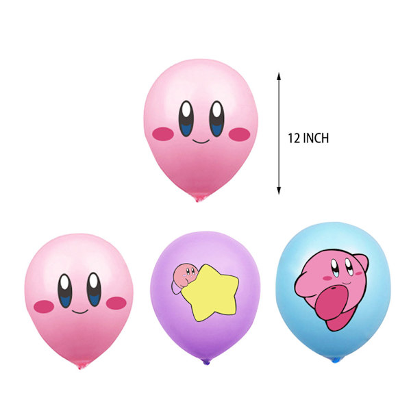 Barnens Grattis På Födelsedagen Dekorationer Hängande Banner Ballonger Tårta Topper Tillbehör Set