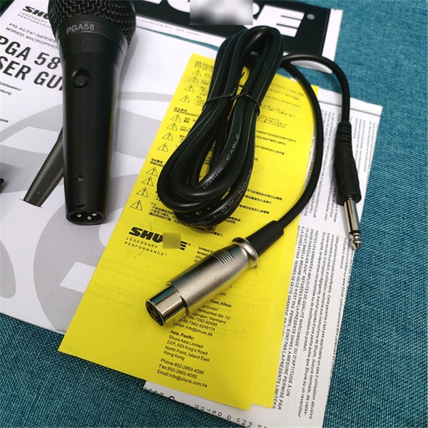 Mikrofon med XLR-XLR-kabel Mikrofoner KTV-inspelning och livestreaming-mikrofon