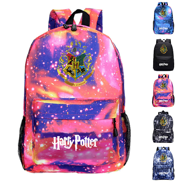 Ryggsäck för barn Harry Potter pojkar flickor reseryggsäck skolväska ryggsäck unisex Black 30*12*42cm