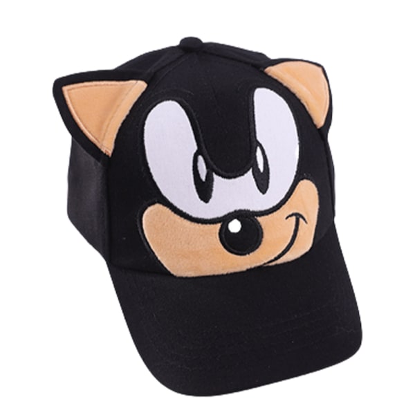 Kids Boy Girl Sonic the Hedgehog basebollkeps Peaked Cap Hat Black