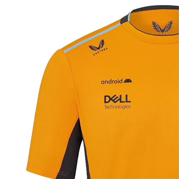 McLaren F1 2023 Officiell Team T-Shirt Papaya Orange Herr Fans T-Shirt Orange 3XL