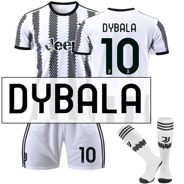 Di Maria #22 Dybala #10 Sportwear Barnfotbollströja #10-2 10-11Y