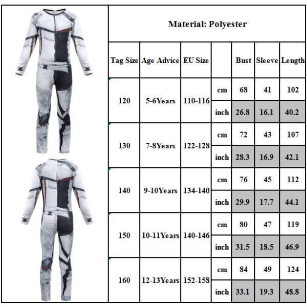Pojkarnas Descendants 3 Carlos Cosplay Kostymer Jumpsuits Multicolor 12-13 Years