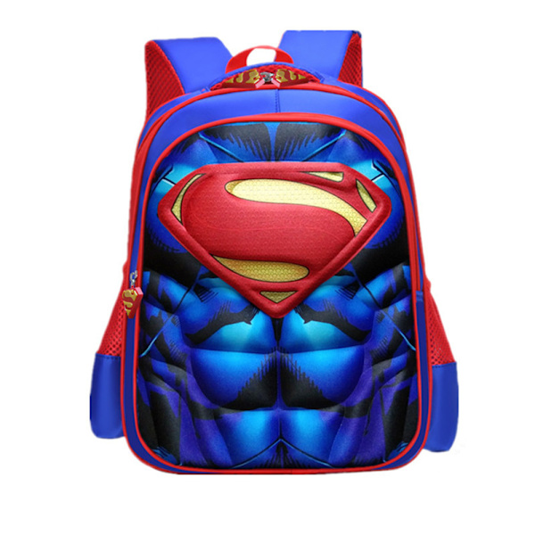 Barnryggsäck Spiderman Skolryggsäck Förskole Ryggsäck Superman-A