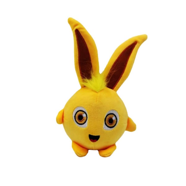 Söta Djur Sunny Bunnies Plyschleksak Barn Glad Kanin Sovande Cartoon Leksak Presenter Yellow