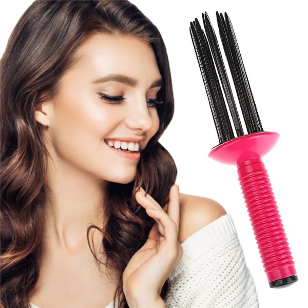 Curly Hair Styler Tool Air Volume Combs Hår Fluffigt Curling Comb Hair Curling
