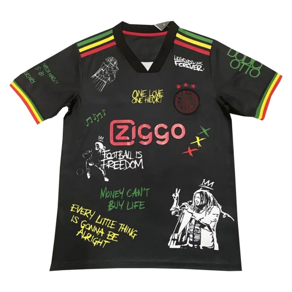 21/22 Ajax 3:e Bob Marley Special Edition tröjor herr fotbollströja fans toppar XL