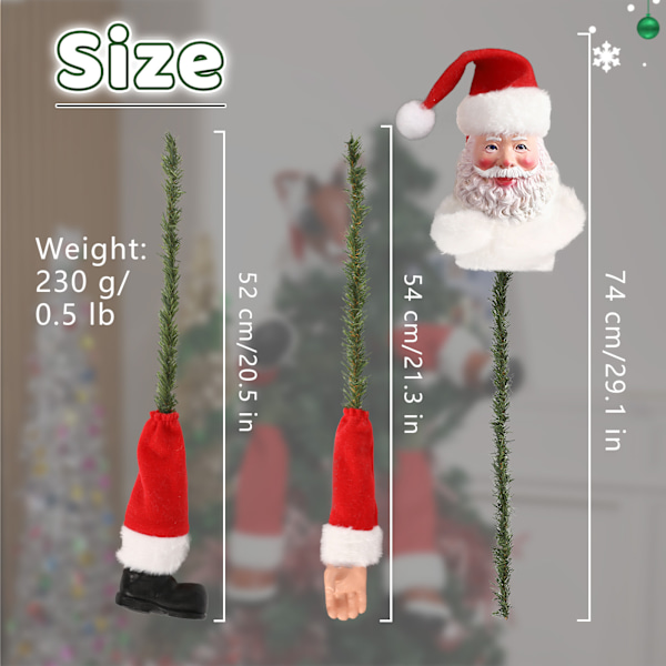 Julgrans Topp Dekorationer The Nightmare Before Christmas Santa Jack Toppset C