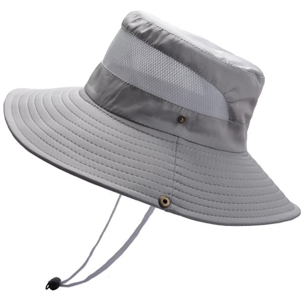 Vikbar Anti-UV Bergsklättningshatt / Utomhus Campinghatt Deep gray