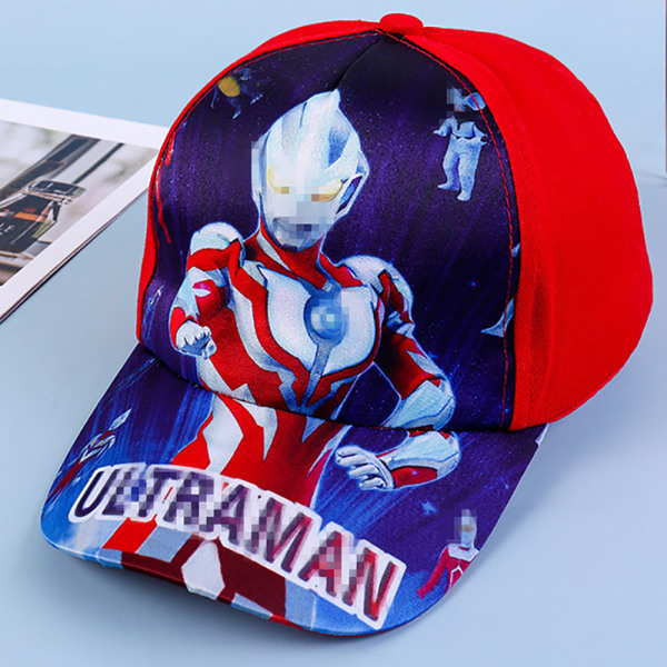 Ultraman Summer Sun Hat Baseball keps för barn pojke flicka Red Ultraman A