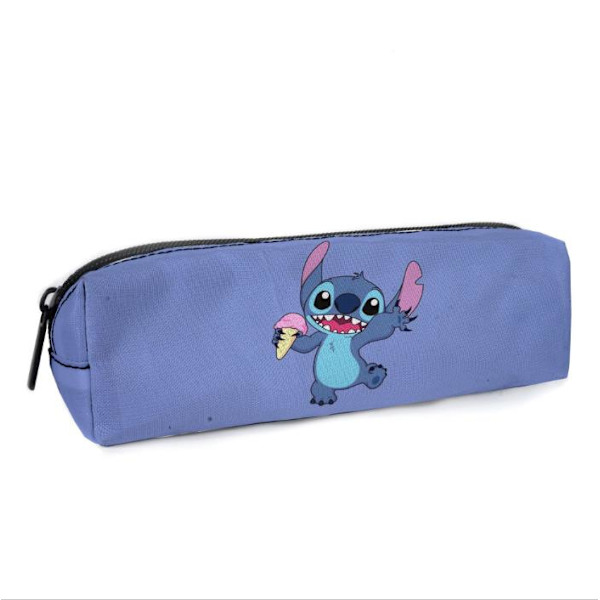 Pennfodral för pojkar och flickor, Stitch, stor kapacitet, pennväska D